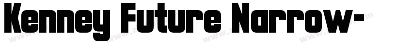 Kenney Future Narrow字体转换